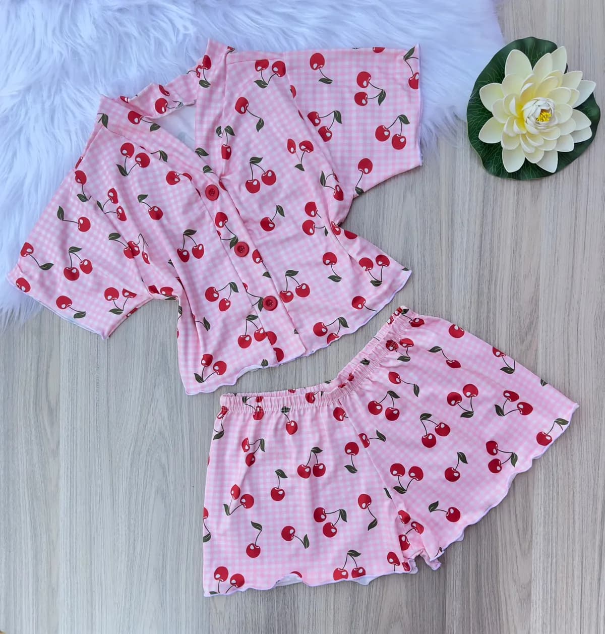 Baby Doll Cropet — Cereja