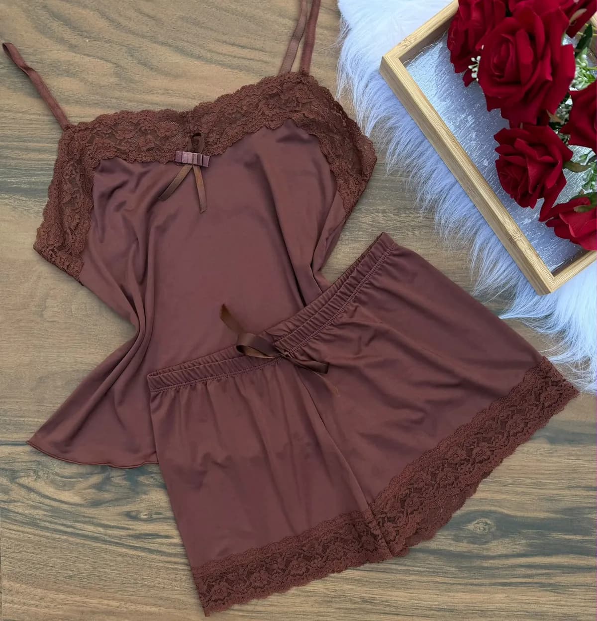 Baby Doll Felícia — Chocolate