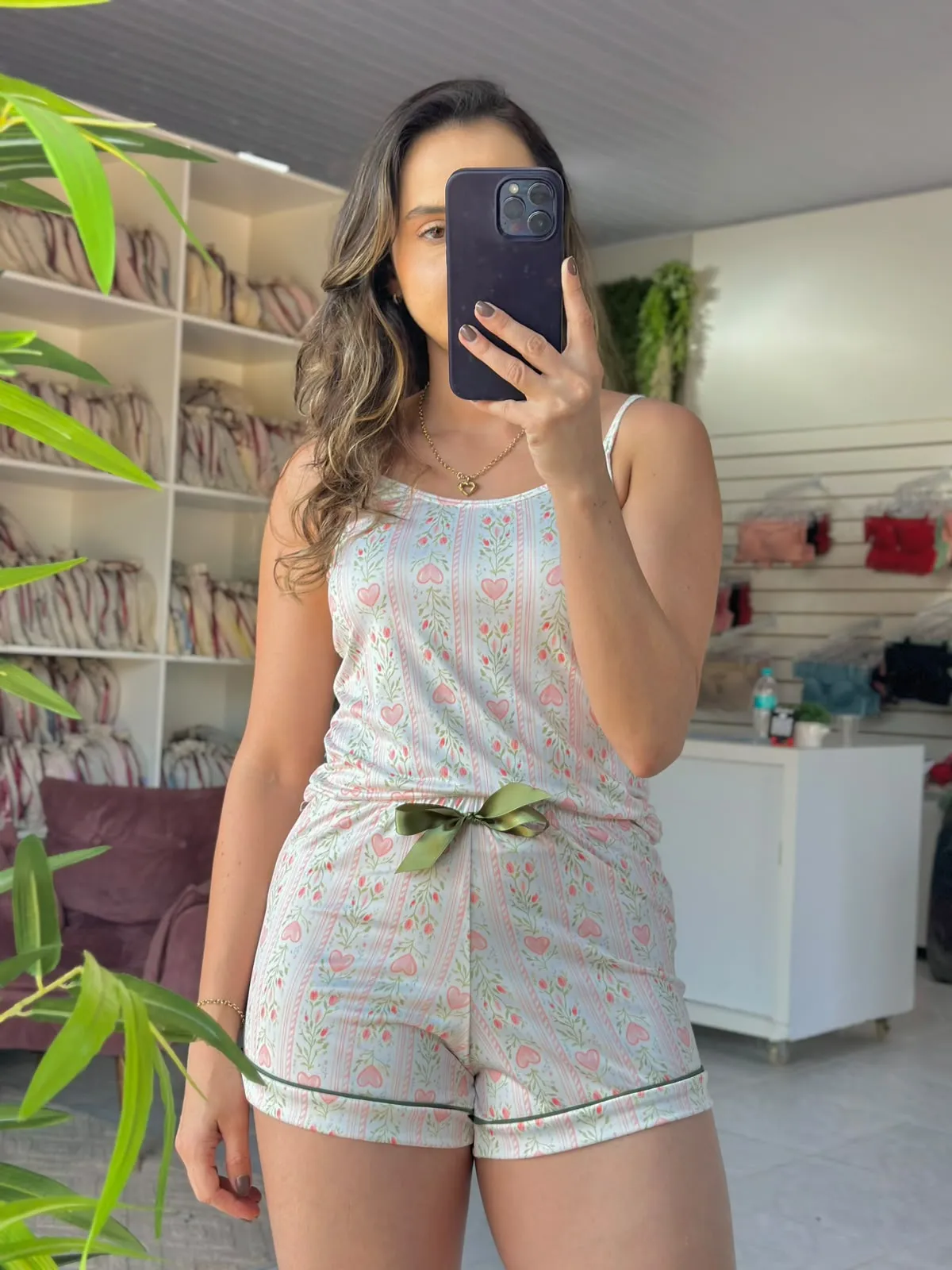 Baby Doll Luciana — Floral Bege