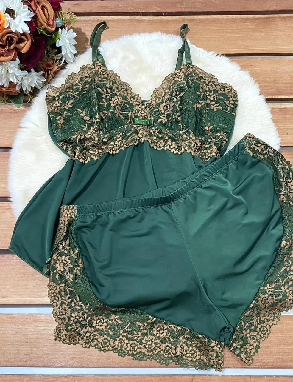 Baby Doll Magna — Verde Musgo