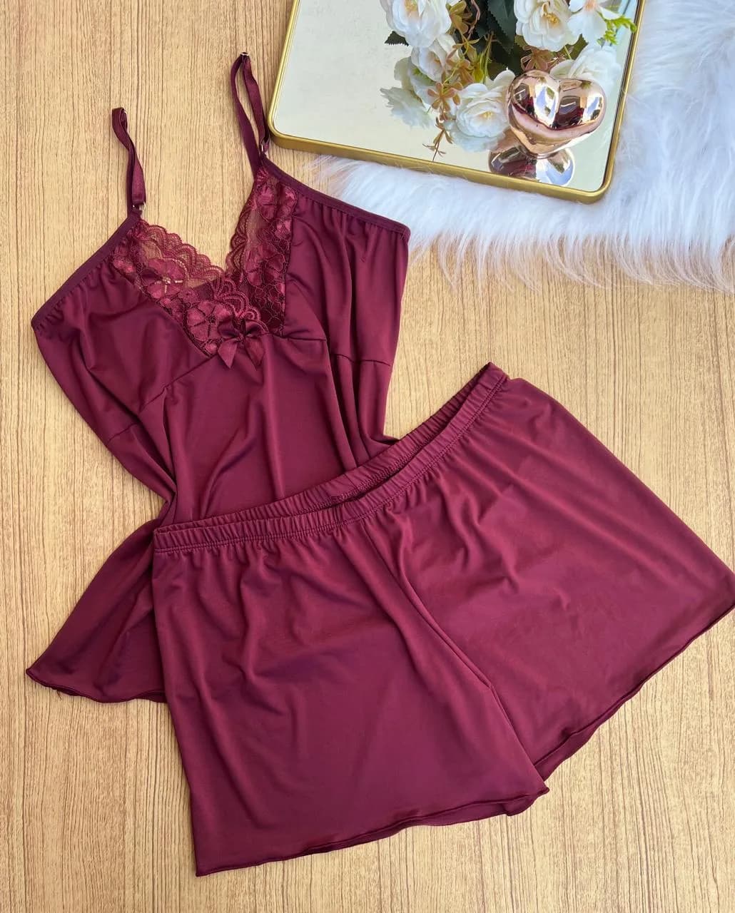 Baby Doll Mônica — Vinho