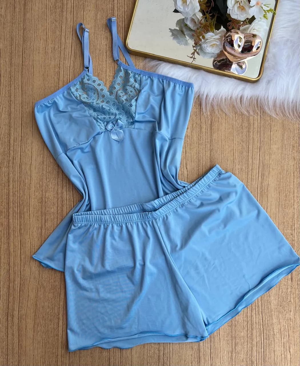 Baby Doll Mônica — Azul