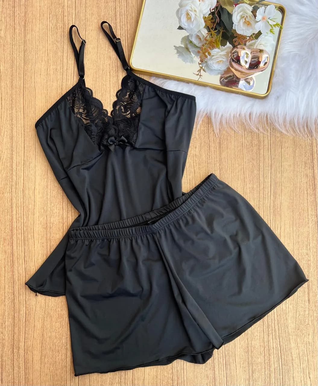 Baby Doll Mônica — Preto
