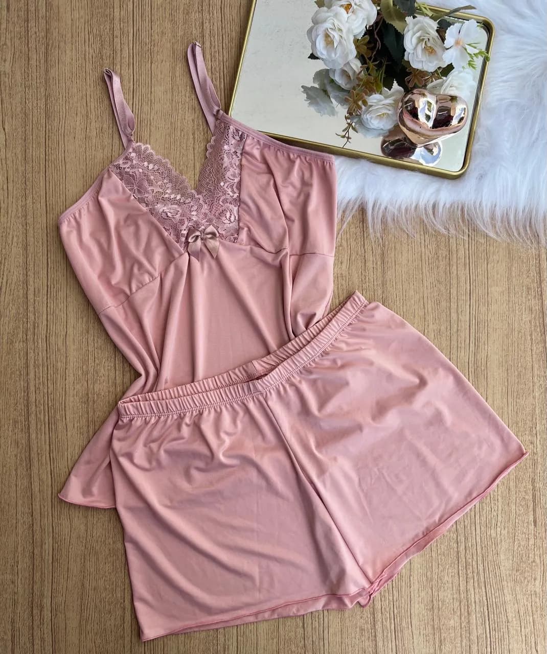 Baby Doll Mônica — Rosa Claro