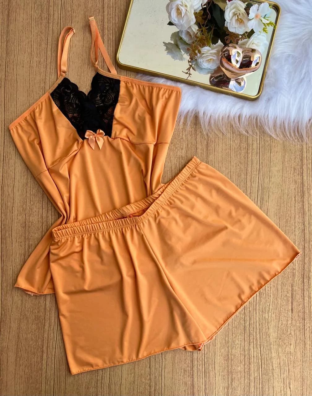 Baby Doll Mônica — Laranja
