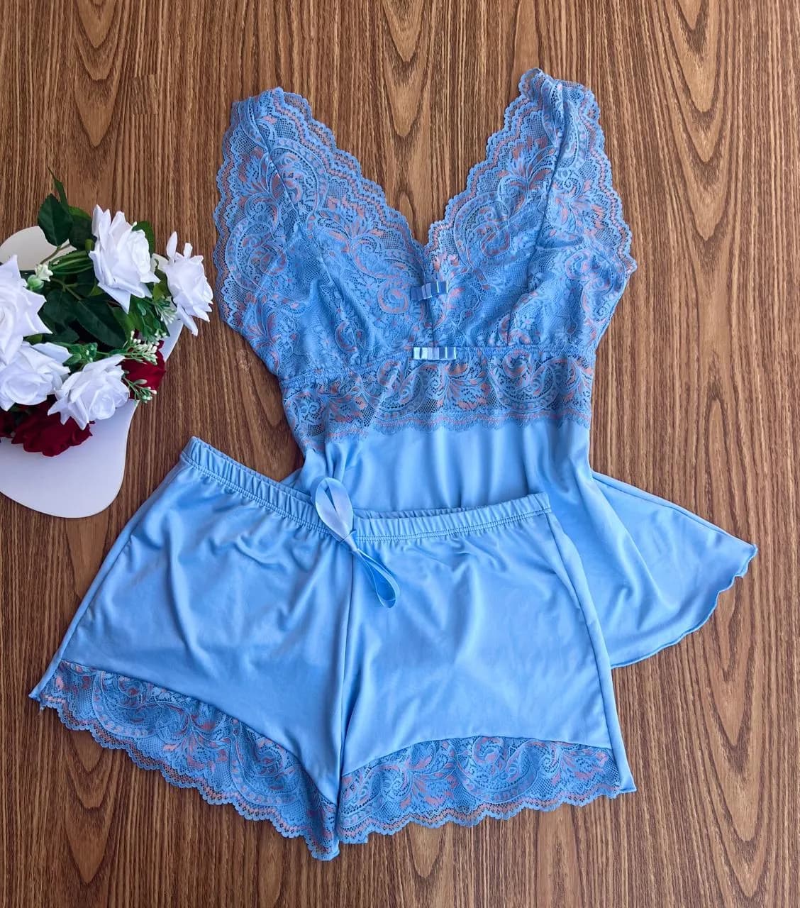 Baby Doll Tifany — Azul Claro