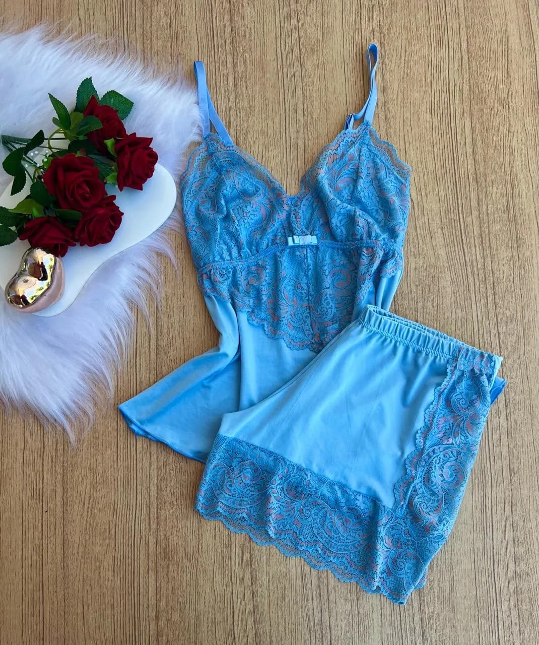 Baby Doll Triângulo — Azul