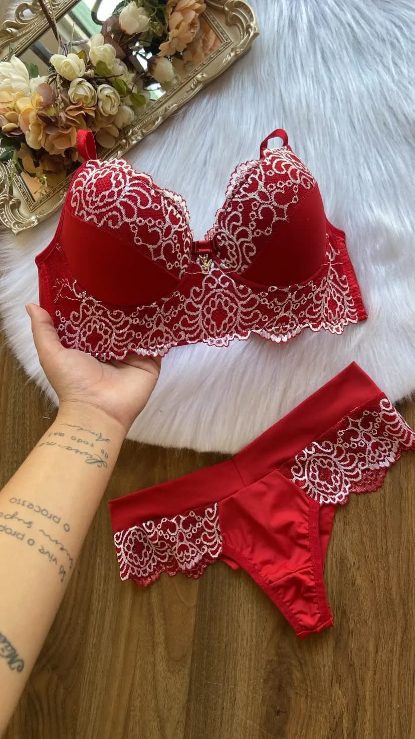 Conjunto Camila — Vermelho