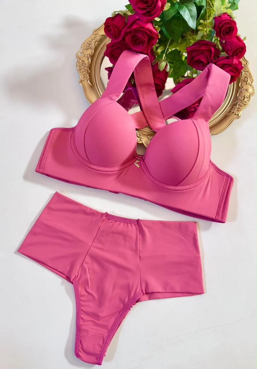 Conjunto Rafaela — Rosa Chiclete