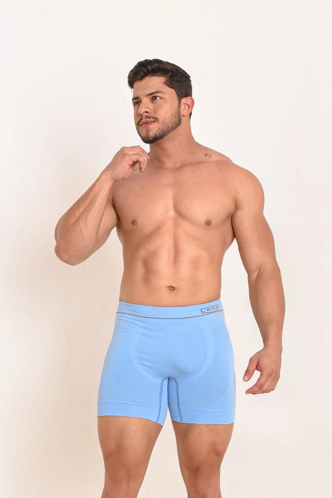 Cueca Sem Costura — Azul Claro