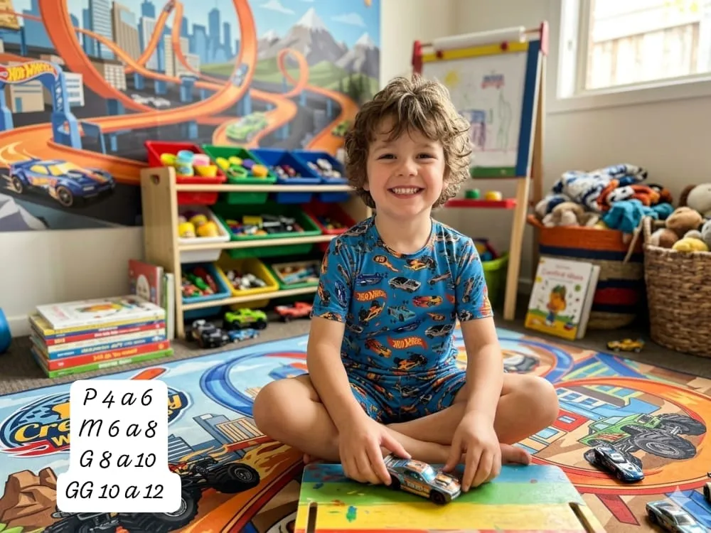 Pijama Infantil Menino — Carros Marinho