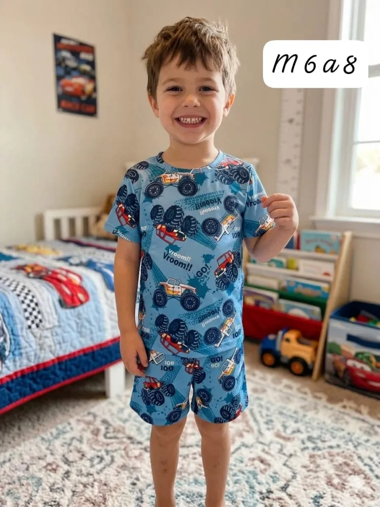 Pijama Infantil Menino — Carros Azul