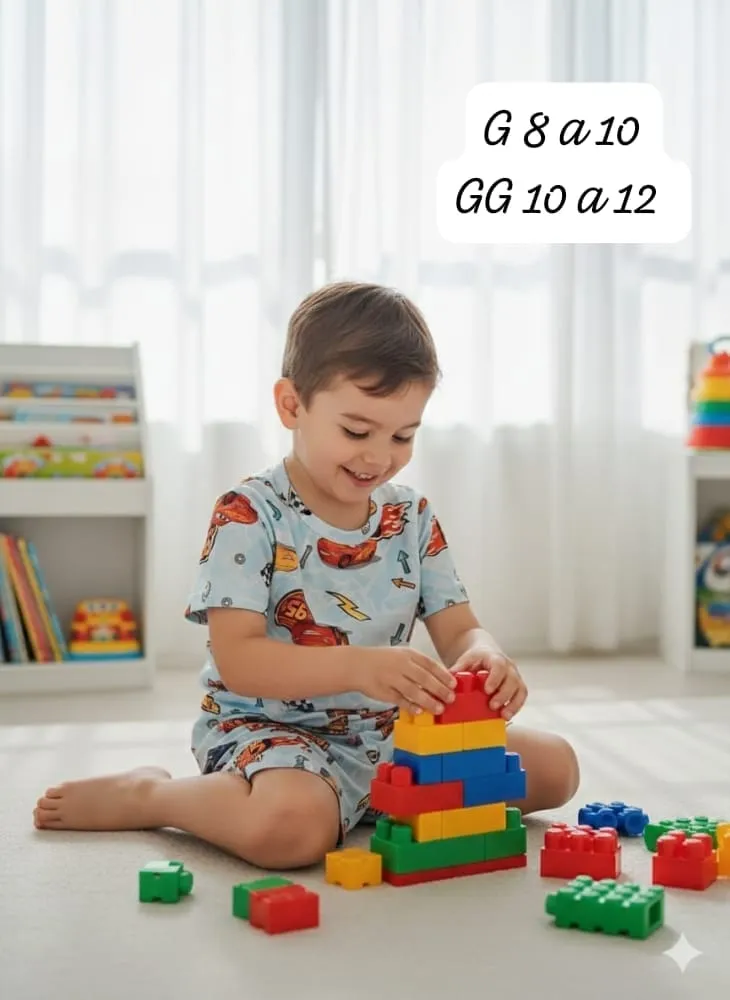Pijama Infantil Menino — Dinossauro Cinza