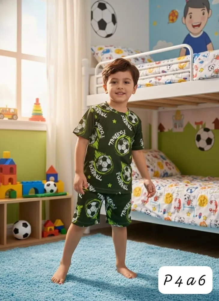 Pijama Infantil Menino — Futebol Verde