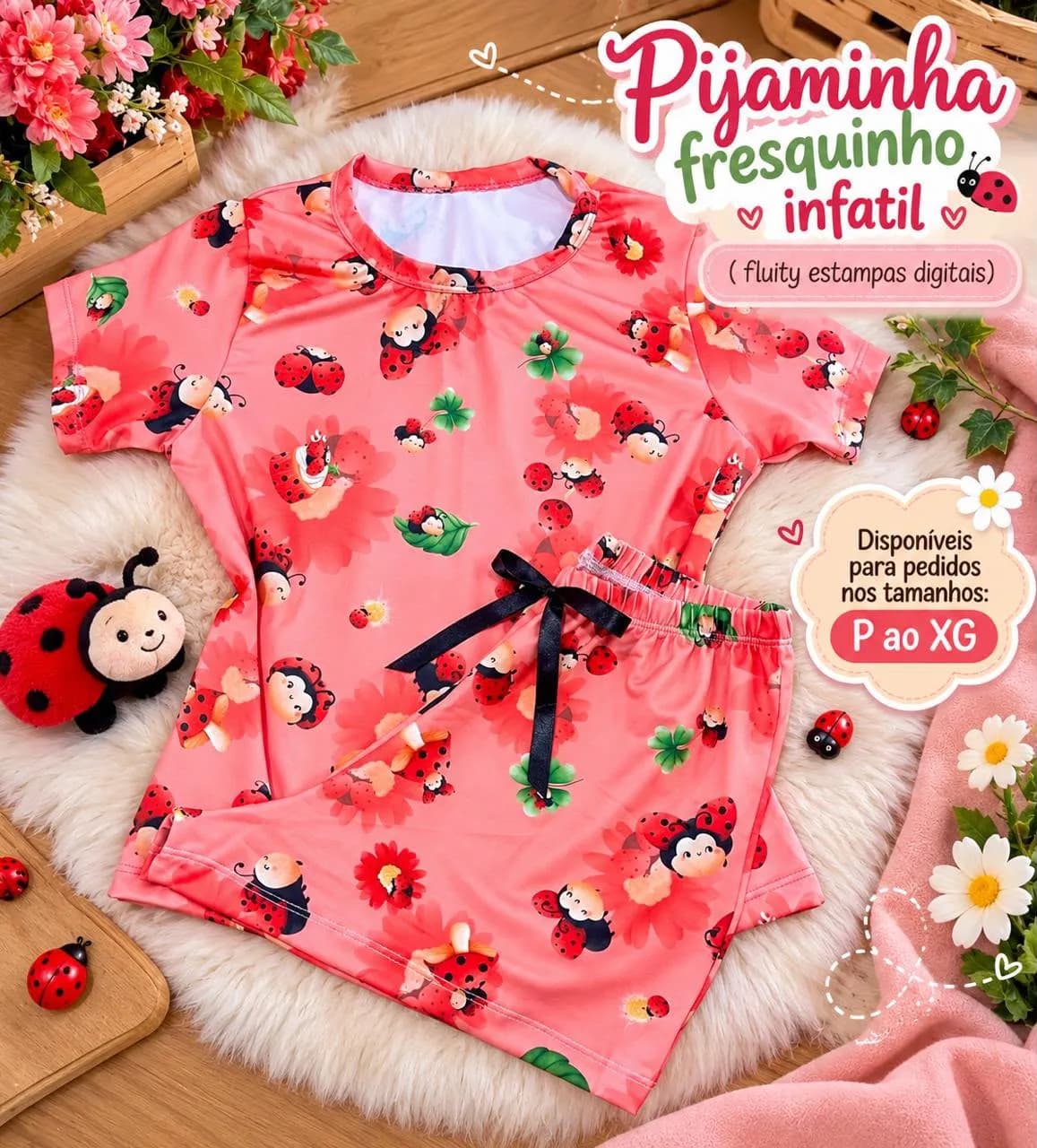 Baby Doll Infantil — Joaninha