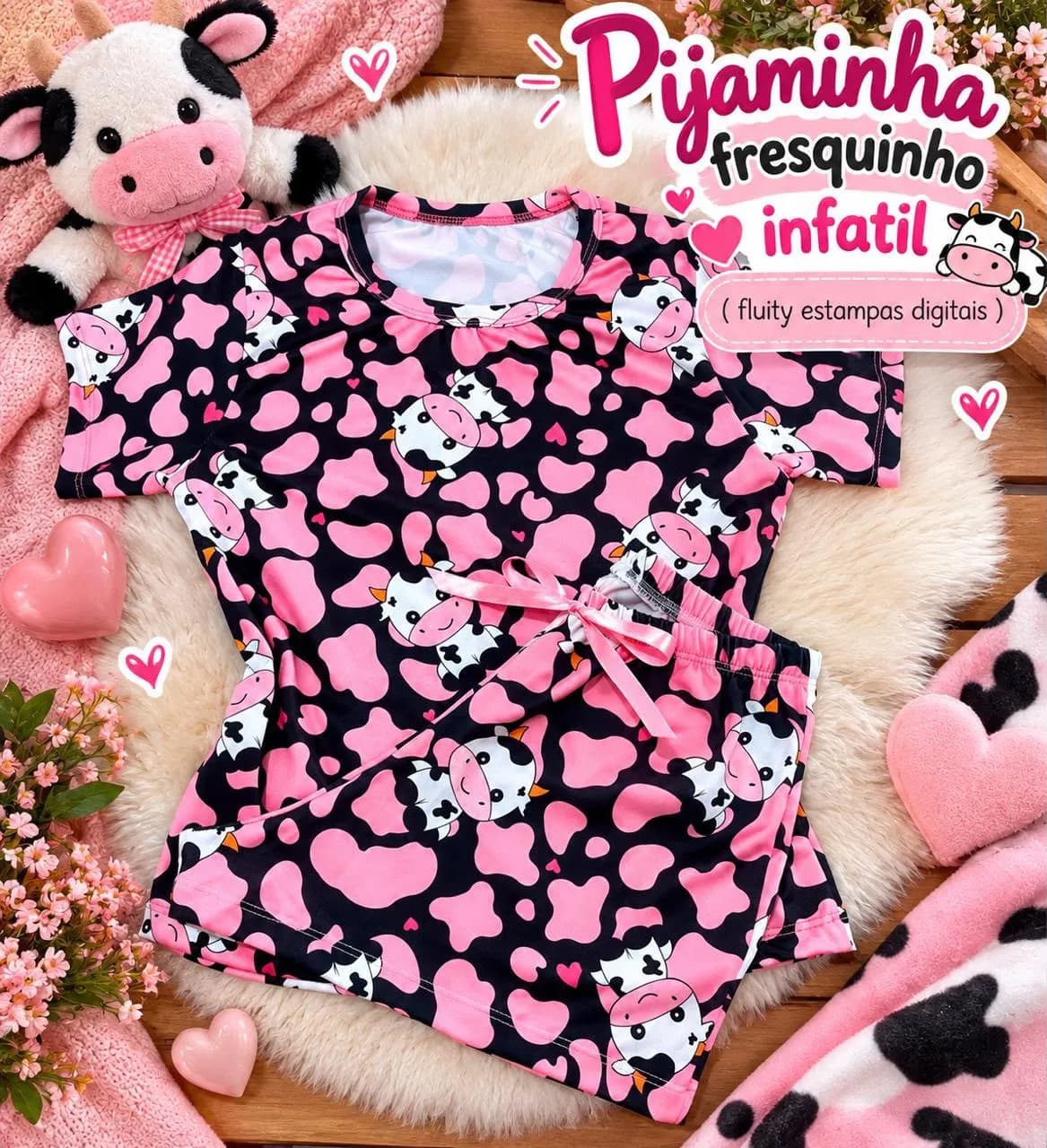 Baby Doll Infantil — Vaquinha Preta