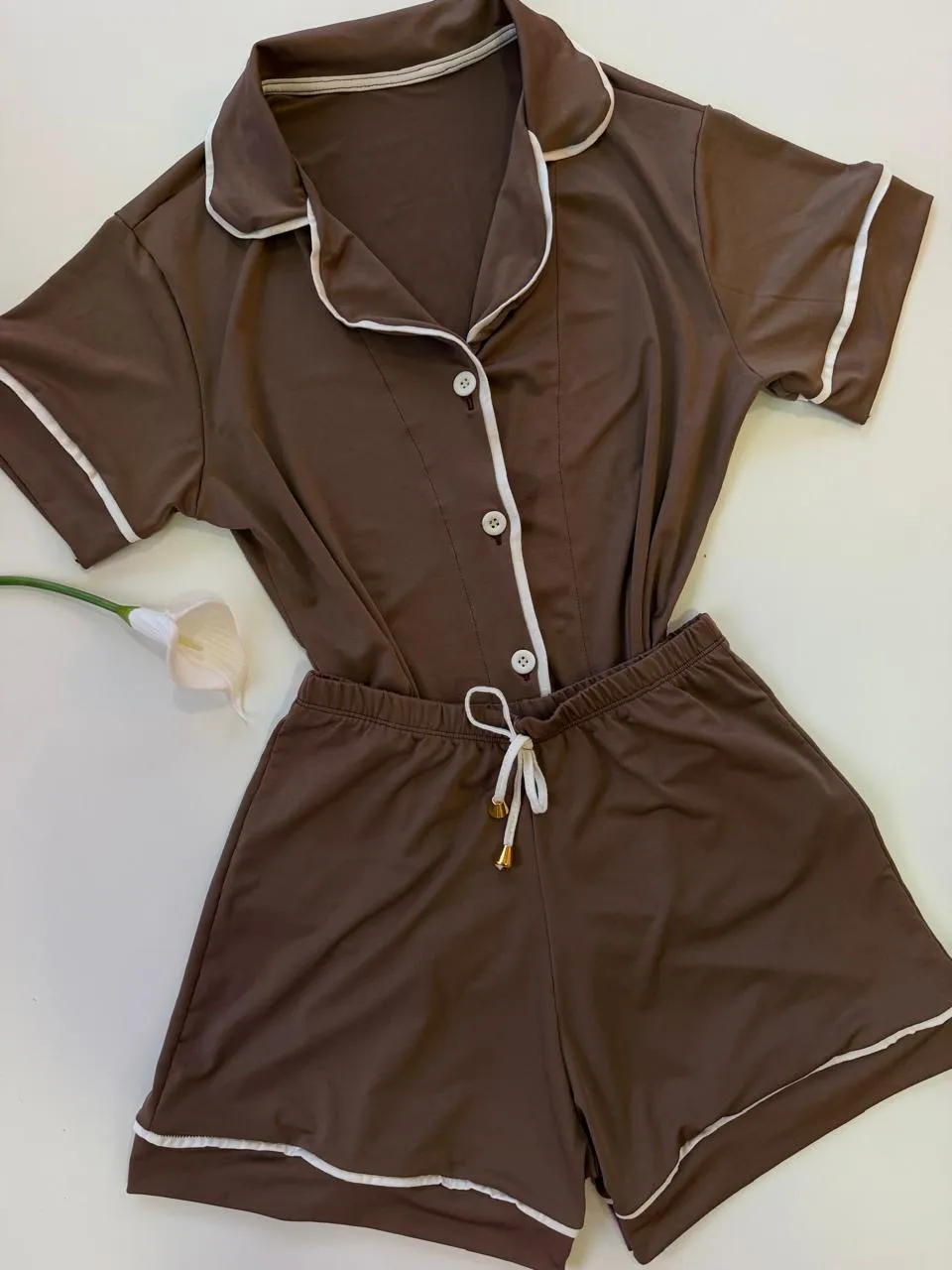 Pijama Americano Fluity Liso